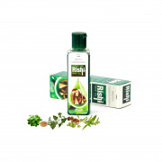Rishi Hair Oil - Blackens hair naturally and gives strength to the hairs to make them long, strong, glossy and bouncing feeling 100 ML